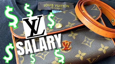 how much does louis vuitton pay per hour|louis vuitton salary.